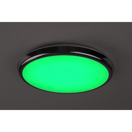 Rabalux - LED RGB Prigušiva stropna svjetiljka za kupaonicu LED/18W/230V pr. 30 cm 3000-6500K IP44 + daljinski upravljač