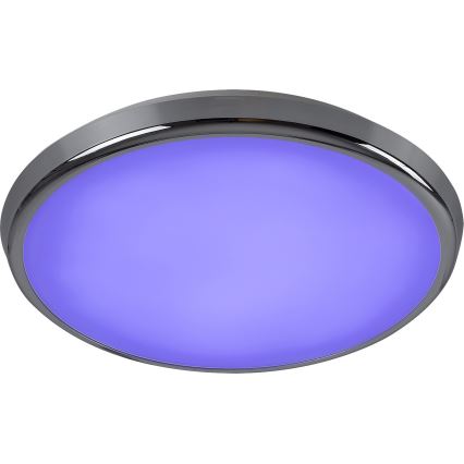 Rabalux - LED RGB Prigušiva stropna svjetiljka za kupaonicu LED/18W/230V pr. 30 cm 3000-6500K IP44 + daljinski upravljač