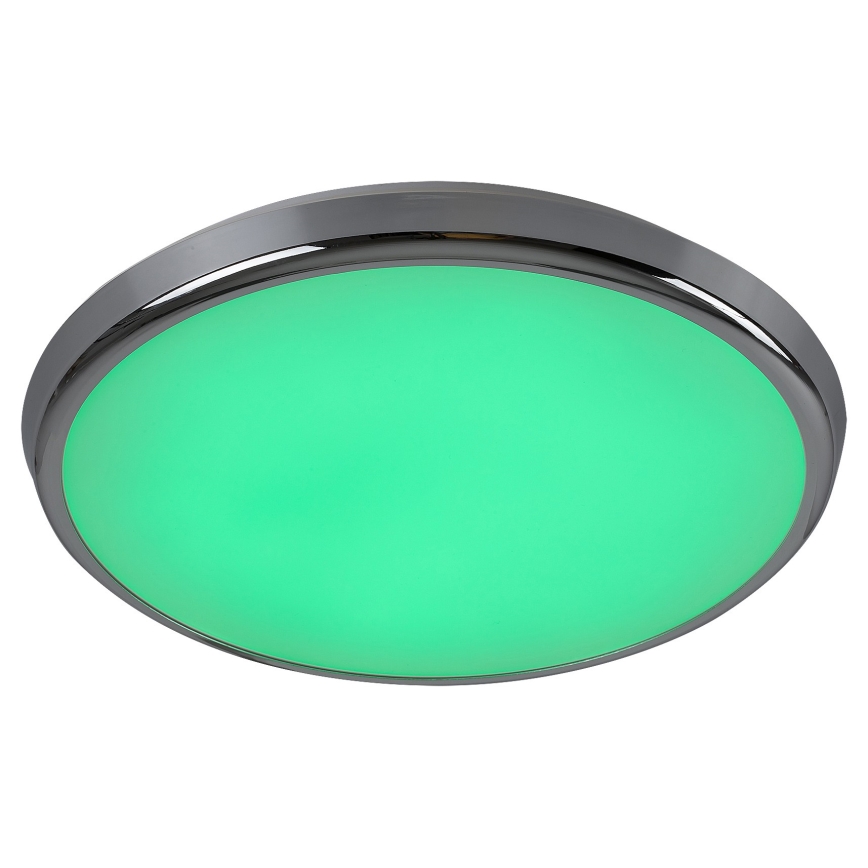 Rabalux - LED RGB Prigušiva stropna svjetiljka za kupaonicu LED/18W/230V pr. 30 cm 3000-6500K IP44 + daljinski upravljač