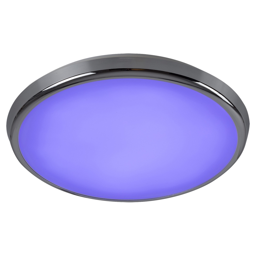 Rabalux - LED RGB Prigušiva stropna svjetiljka za kupaonicu LED/18W/230V pr. 30 cm 3000-6500K IP44 + daljinski upravljač