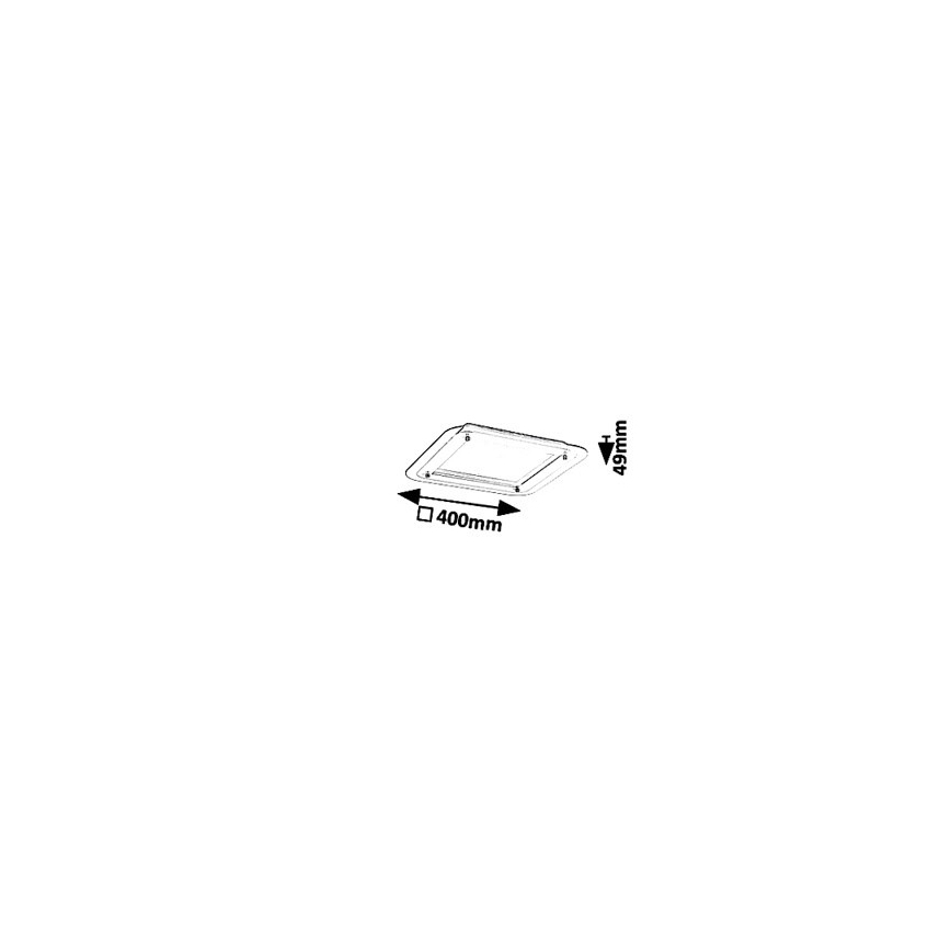 Rabalux 3489 - LED Stropna svjetiljka LORNA LED/18W/230V