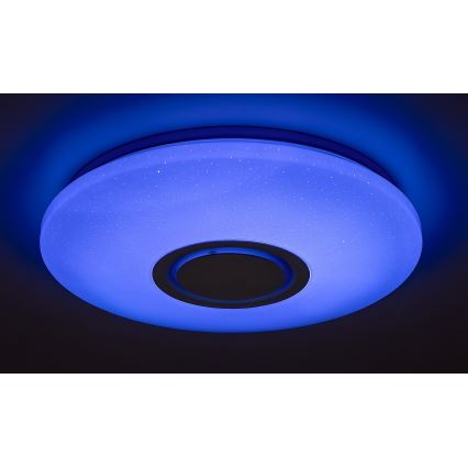 Rabalux - LED RGB Prigušiva stropna svjetiljka sa zvučnikom LED/24W/230V Wi-Fi Tuya + daljinski upravljač