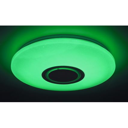 Rabalux - LED RGB Prigušiva stropna svjetiljka sa zvučnikom LED/24W/230V Wi-Fi Tuya + daljinski upravljač