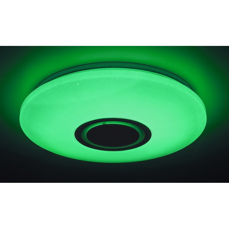 Rabalux - LED RGB Prigušiva stropna svjetiljka sa zvučnikom LED/24W/230V Wi-Fi Tuya + daljinski upravljač