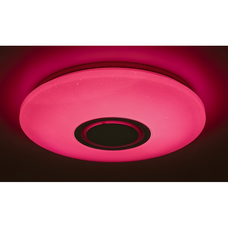 Rabalux - LED RGB Prigušiva stropna svjetiljka sa zvučnikom LED/24W/230V Wi-Fi Tuya + daljinski upravljač