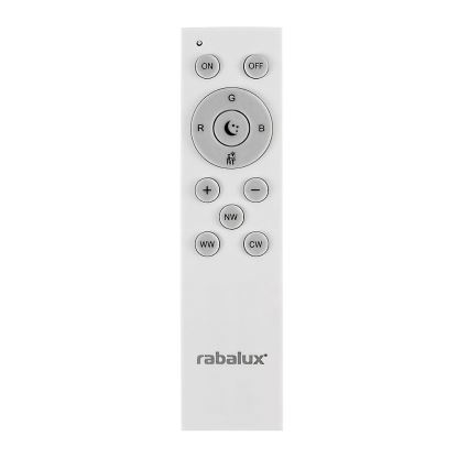 Rabalux - LED RGB Prigušiva stropna svjetiljka LED/40W/230V 2700-6500K Wi-Fi Tuya  + daljinski upravljač