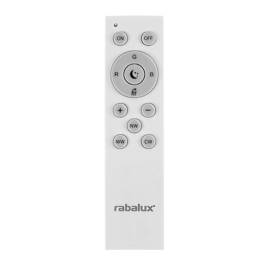Rabalux - LED RGB Prigušiva stropna svjetiljka LED/40W/230V 2700-6500K Wi-Fi Tuya  + daljinski upravljač
