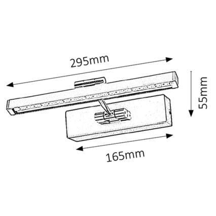 Rabalux - LED Svjetiljka za slike LED/5W/230V