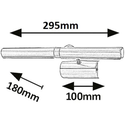 Rabalux - LED Svjetiljka za slike 2xG9/2W/230V