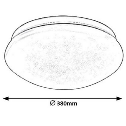 Rabalux - LED Stropna svjetiljka LED/24W/230V