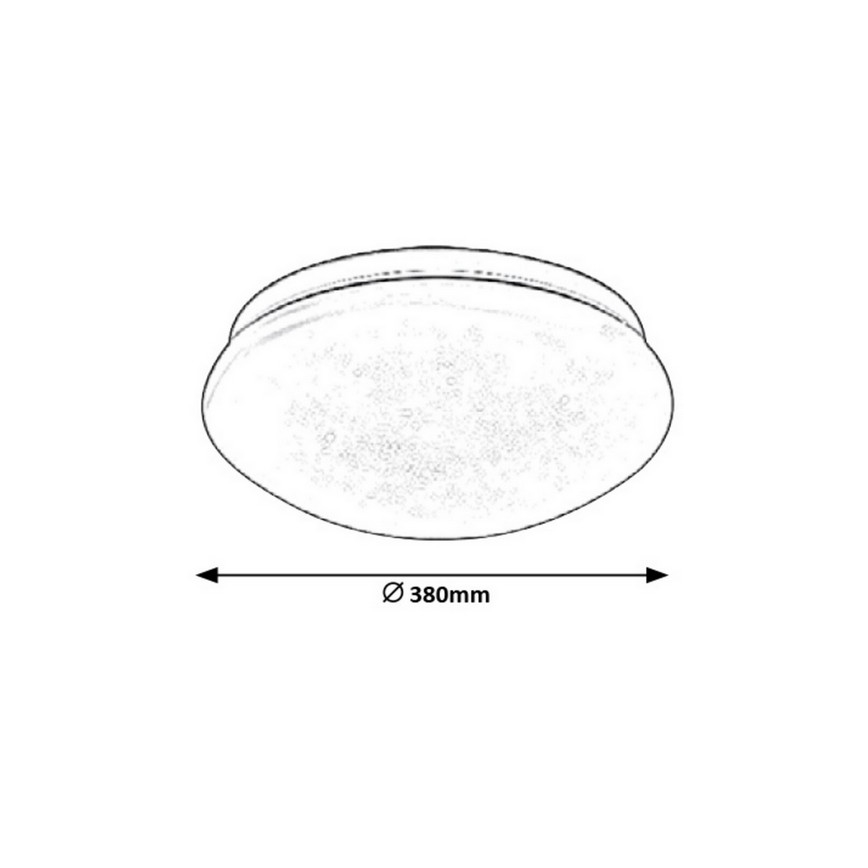 Rabalux - LED Stropna svjetiljka LED/24W/230V