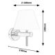Rabalux - LED Zidna svjetiljka za kupaonicu LED/6W/230V IP44