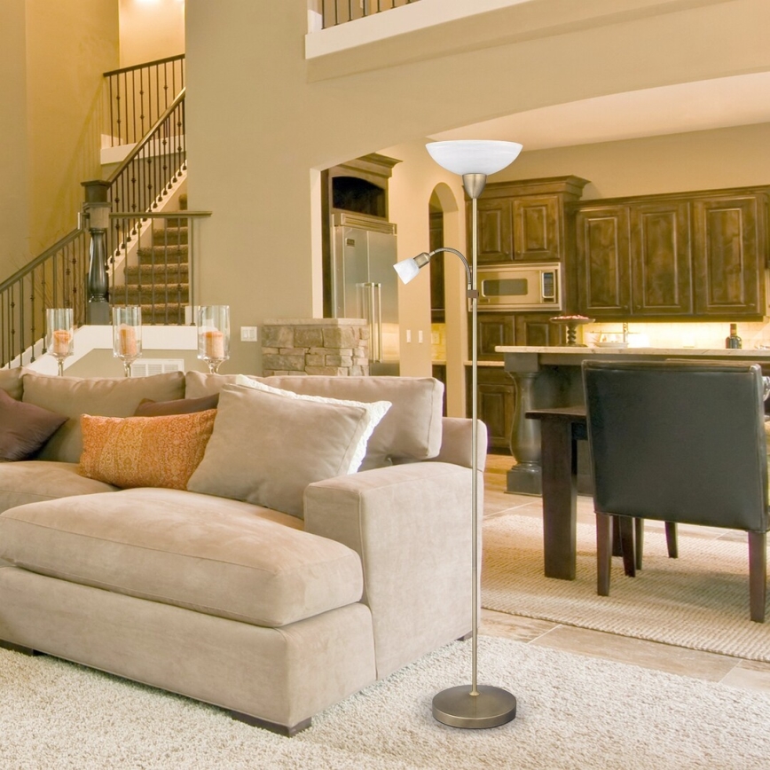 Rabalux - Stajaća lampa 1xE27/60W+1xE14/40W