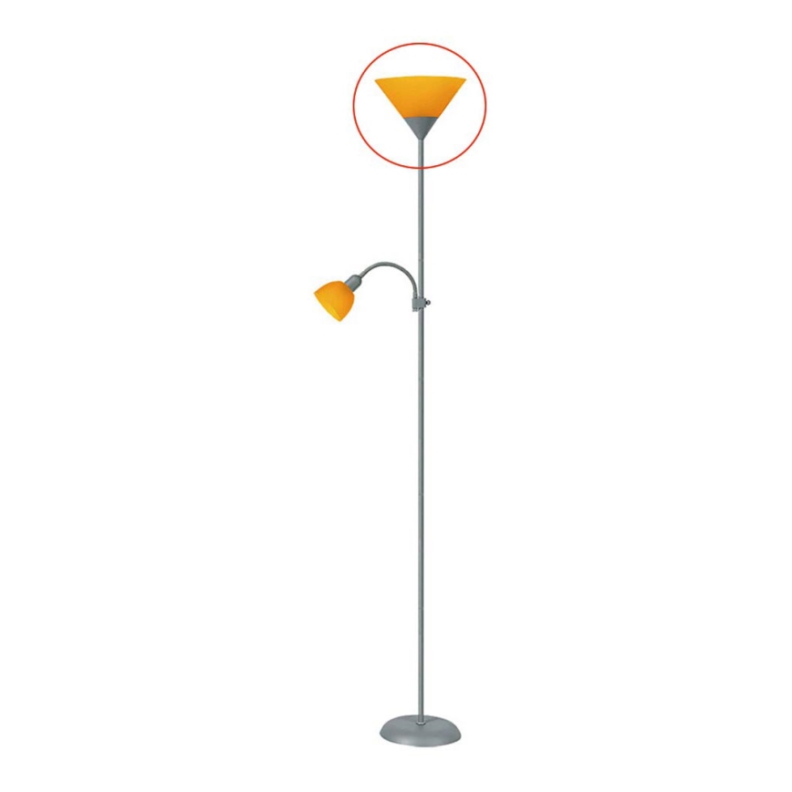 Rabalux 4026 - Zamjensko sjenilo za podnu lampu ACTION E27 veliko  - narančasta