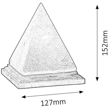 Rabalux - Solna lampa 1xE14/15W/230V akacija 2,8 kg