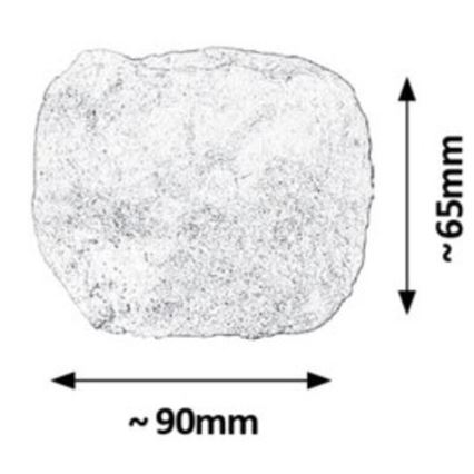 Rabalux - Lampa od soli - svijećnjak 0,6 kg