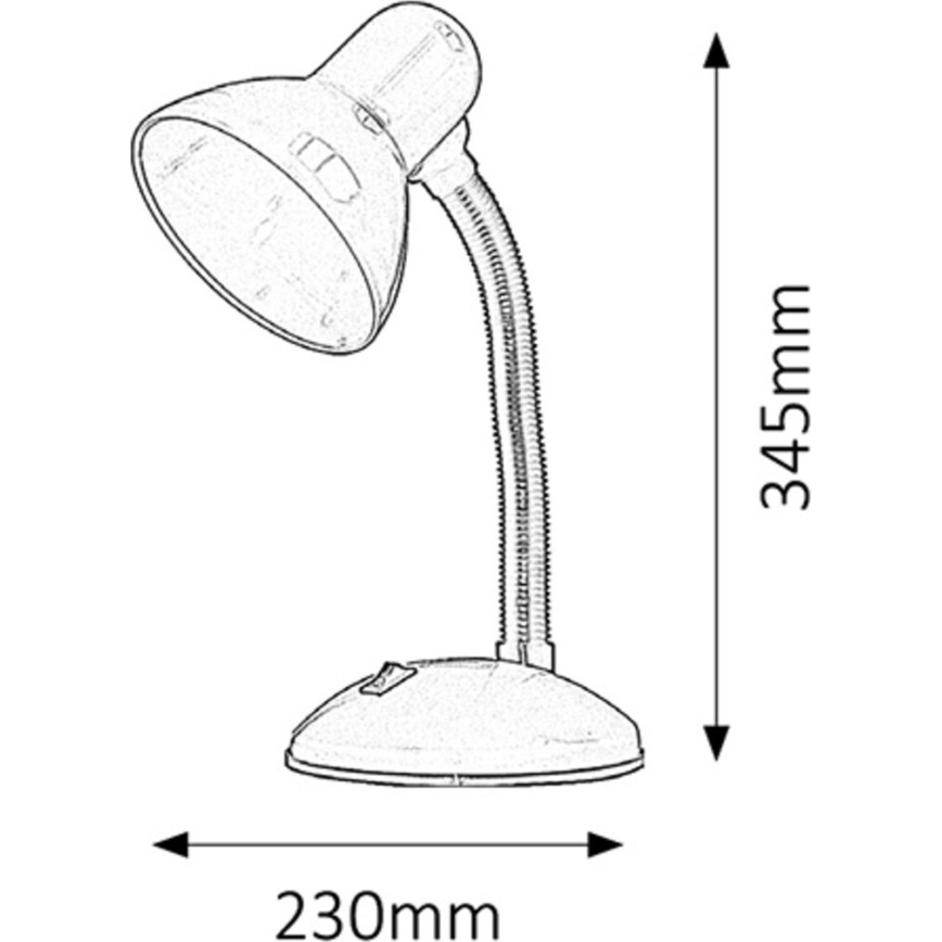 Rabalux - Stolna lampa 1xE27/40W/230V