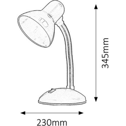 Rabalux - Stolna lampa 1xE27/40W/230V