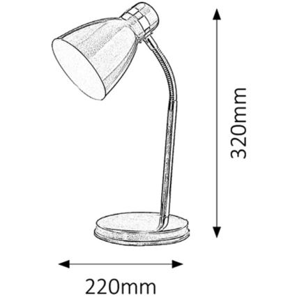 Rabalux - Stolna lampa 1xE14/40W/230V