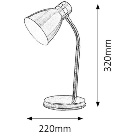 Rabalux - Stolna lampa 1xE14/40W/230V