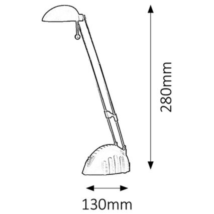 Rabalux - LED Stolna lampa 1xLED/5W/230V