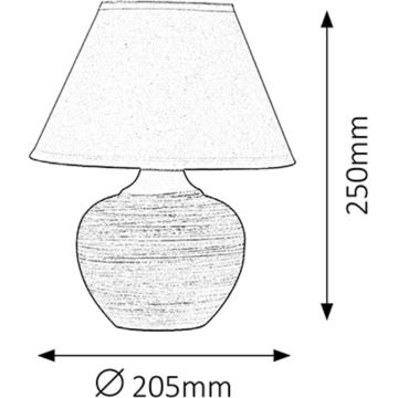 Rabalux - Stolna lampa E14/40W