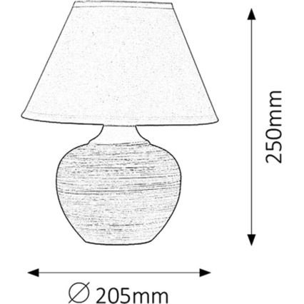 Rabalux - Stolna lampa E14/40W