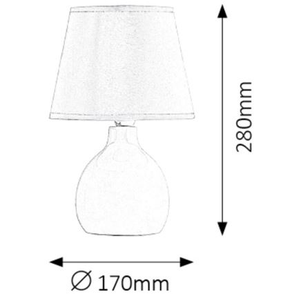 Rabalux - Stolna lampa 1xE14/40W/230V