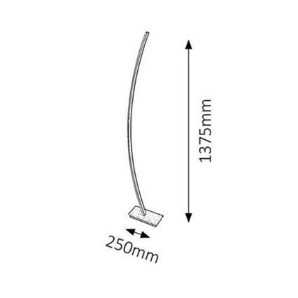 Rabalux - LED Stojeća lampa 1xLED/26W/230V
