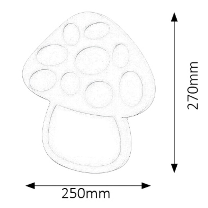 Rabalux 4547 - LED Dječja zidna svjetiljka BABETTE LED/18W/230V bijela