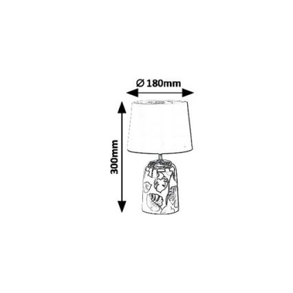 Rabalux 4548 - Stolna lampa SONAL 1xE14/40W/230V