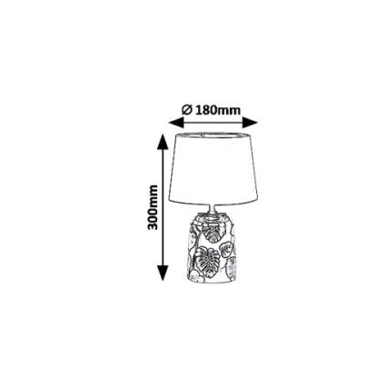 Rabalux 4549 - Stolna lampa SONAL 1xE14/40W/230V