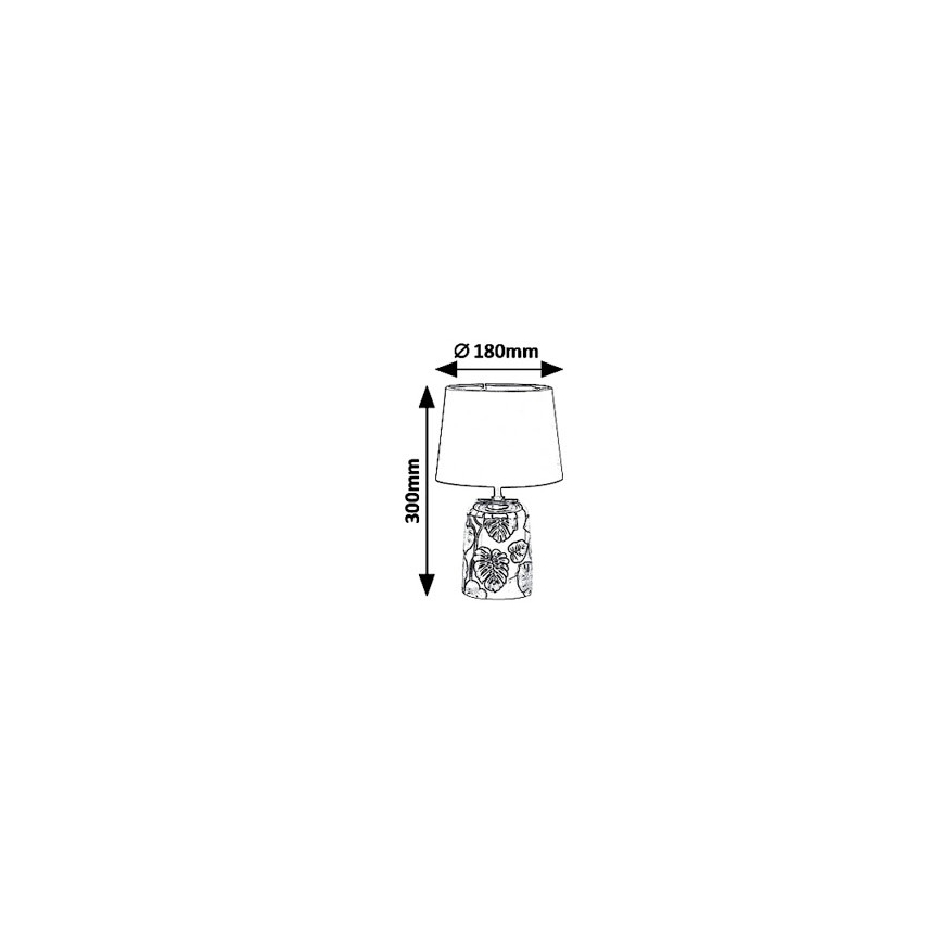 Rabalux 4549 - Stolna lampa SONAL 1xE14/40W/230V