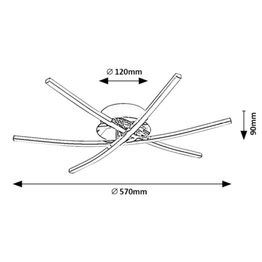 Rabalux - LED Stropna svjetiljka LED/21W/230V 4000K