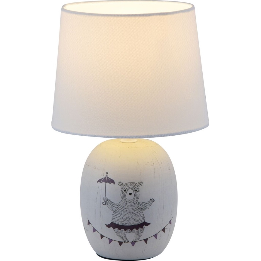 Rabalux - Dječja stolna lampa 1xE14/40W/230V siva