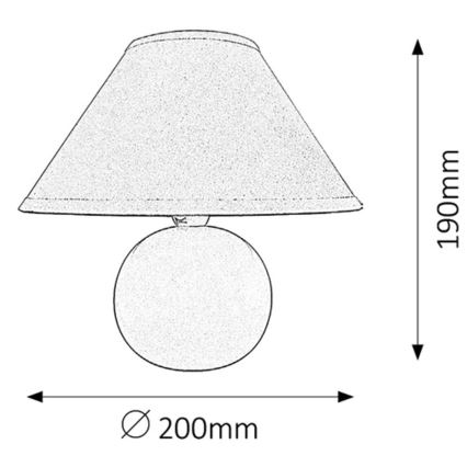 Rabalux - Stolna lampa 1xE14/40W/230V