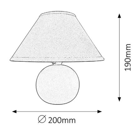 Rabalux - Stolna lampa 1xE14/40W/230V