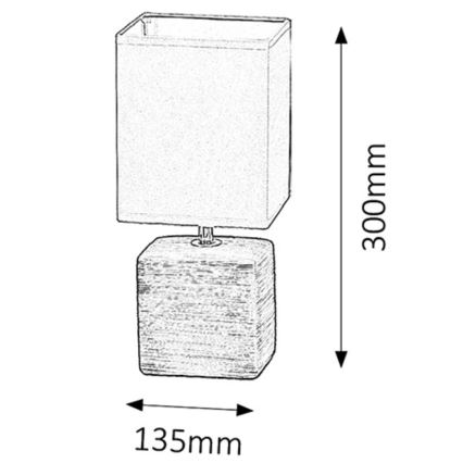 Rabalux - Stolna lampa 1xE14/40W/230V