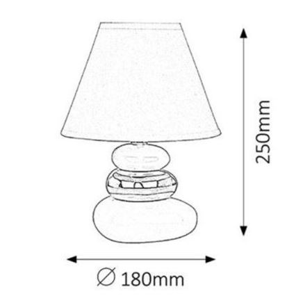 Rabalux - Stolna lampa 1xE14/40W/230V