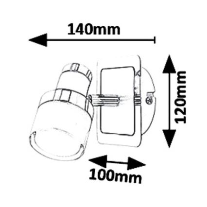 Rabalux - LED Zidna reflektorska svjetiljka LED/5W/230V IP44