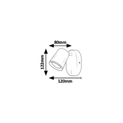 Rabalux 5045 - LED Zidna svjetiljka SOLANGE LED/6W/230V