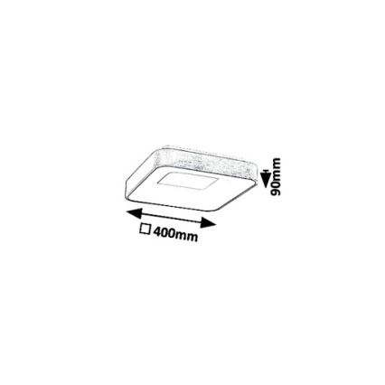 Rabalux - LED Stropna svjetiljka CARMELA LED/30W/230V 40x40 cm