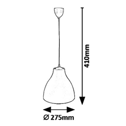 Rabalux - Luster na sajli 1xE27/40W/230V Ø 27,5 cm