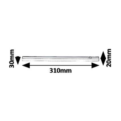 LED Svjetiljka ispod ormarića LED/4W/230V