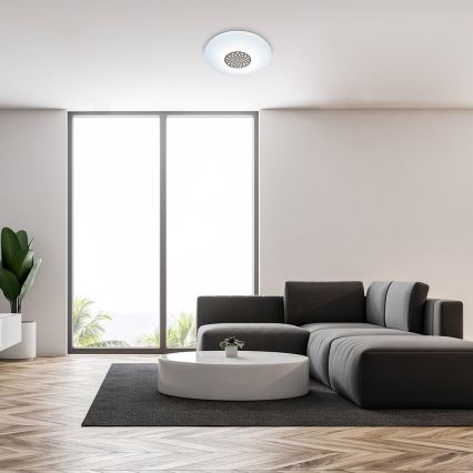 Rabalux - LED RGB Prigušiva stropna svjetiljka LED/24W/230V 3000-6500K Wi-Fi Tuya pr. 39,5 cm + daljinski upravljač