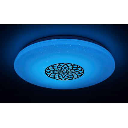 Rabalux - LED RGB Prigušiva stropna svjetiljka LED/24W/230V 3000-6500K Wi-Fi Tuya pr. 39,5 cm + daljinski upravljač