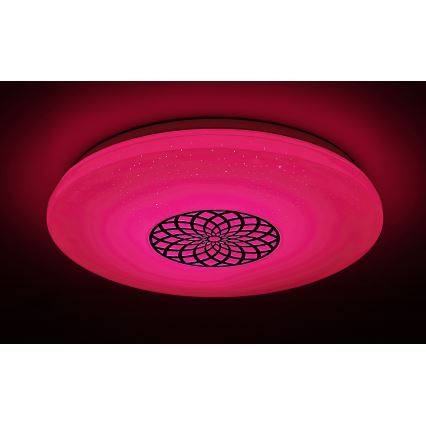 Rabalux - LED RGB Prigušiva stropna svjetiljka LED/24W/230V 3000-6500K Wi-Fi Tuya pr. 39,5 cm + daljinski upravljač