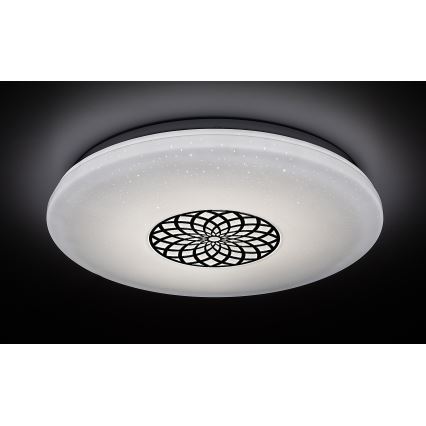 Rabalux - LED RGB Prigušiva stropna svjetiljka LED/24W/230V 3000-6500K Wi-Fi Tuya pr. 39,5 cm + daljinski upravljač