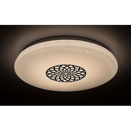 Rabalux - LED RGB Prigušiva stropna svjetiljka LED/24W/230V 3000-6500K Wi-Fi Tuya pr. 39,5 cm + daljinski upravljač