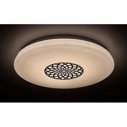 Rabalux - LED RGB Prigušiva stropna svjetiljka LED/24W/230V Wi-Fi 3000-6500K pr. 39,5 cm + daljinski upravljač